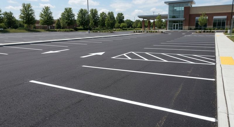 Asphalt Painting in Lawrenceville, GA