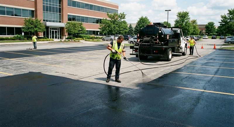 Asphalt Parking Lot Sealing in Columbus, OH