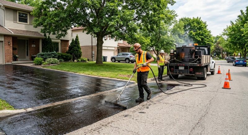 Blacktop Driveway Sealing in Greenville, SC
