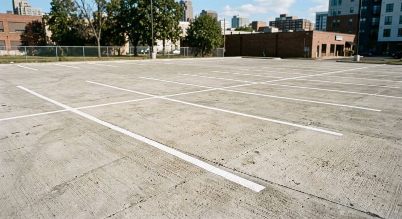 Parking Garage Striping in Roswell, GA