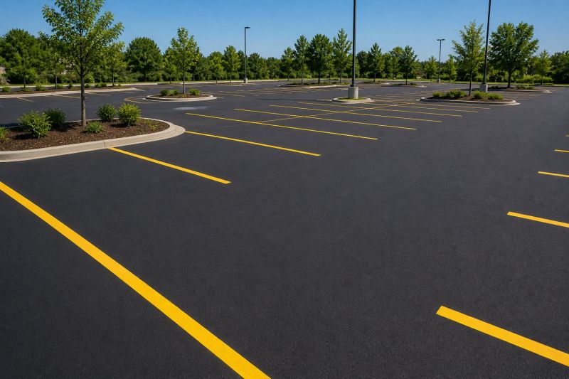 Parking Lot Painting in Roswell, GA