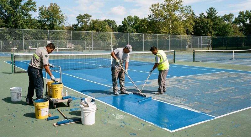 Tennis Court Repair Service in Sarasota, FL