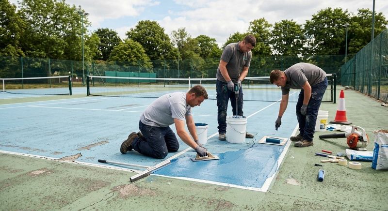 Tennis Court Repair Service in Fort Myers, FL
