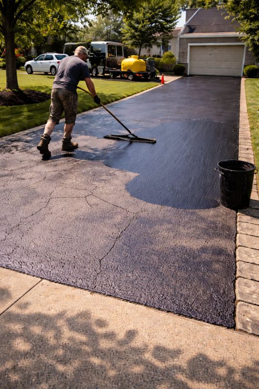 Asphalt Driveway Sealing in Grand Rapids, MI