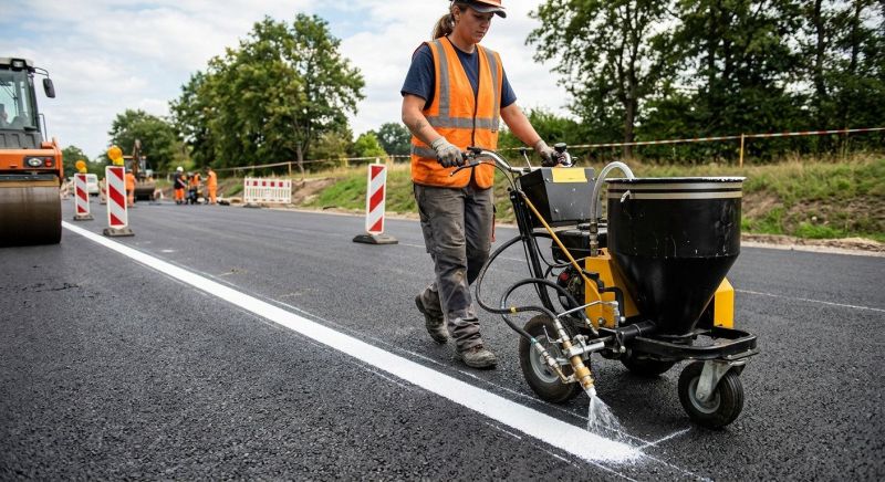Asphalt Marking in Alpharetta, GA
