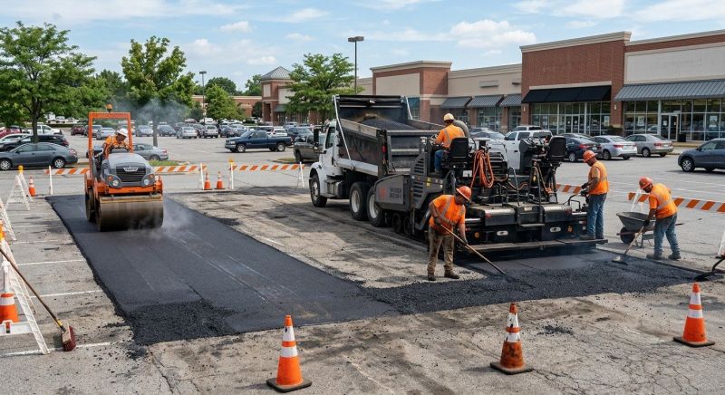 Asphalt Parking Lot Repair in Orange County, CA