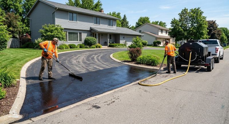 Asphalt Resealing in Grand Rapids, MI