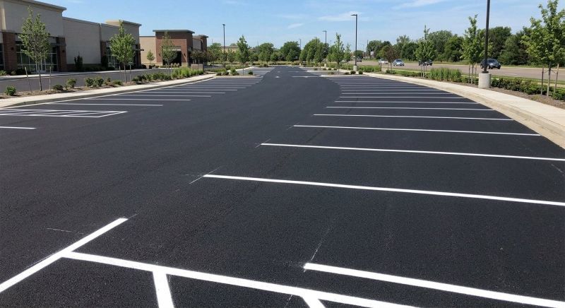 Asphalt Striping in Suwanee, GA