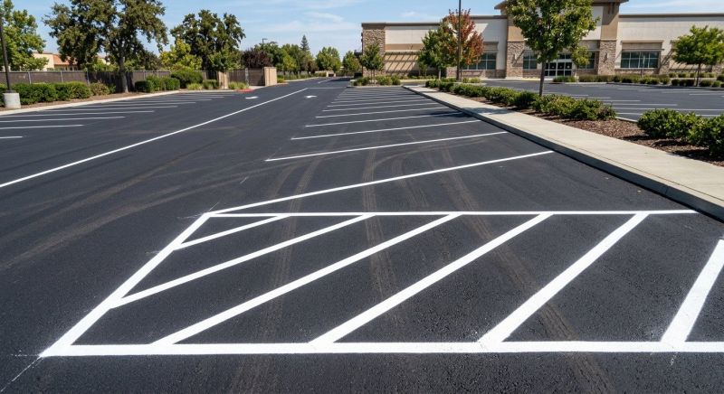 Asphalt Striping in Suwanee, GA