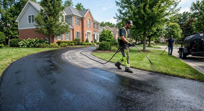Blacktop Driveway Sealing in Miami Dade County, FL