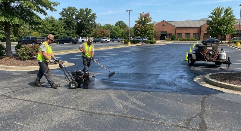 Church Parking Lot Sealcoating in Denver, CO