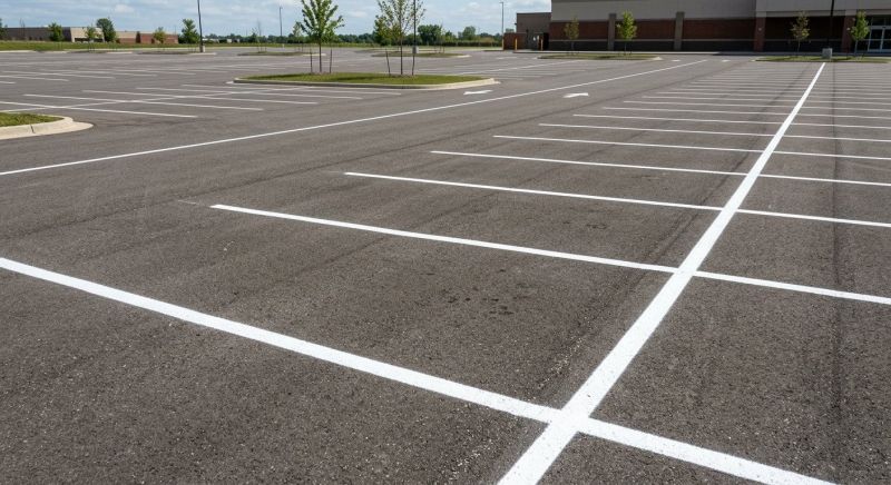 Commercial Asphalt Painting in Suwanee, GA