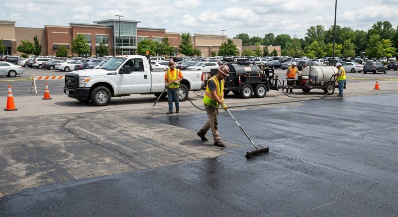 Commercial Pavement Sealing in Greenville, SC
