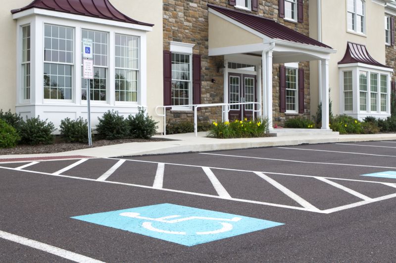 Disability Parking Marking in Roswell, GA