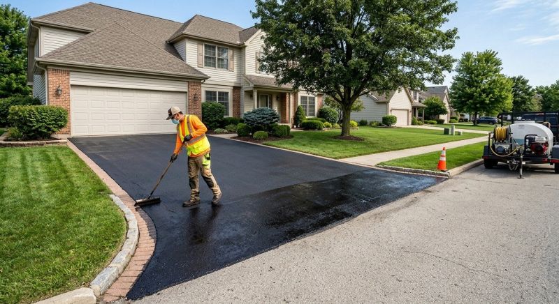 Driveway Slurry Sealing in San Antonio, TX