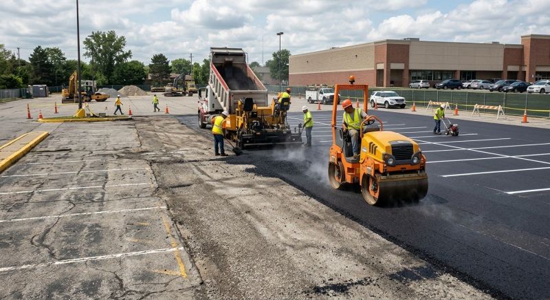 Industrial Asphalt Paving in Los Angeles, CA