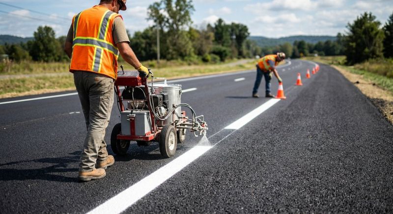Line Striping Service in Roswell, GA
