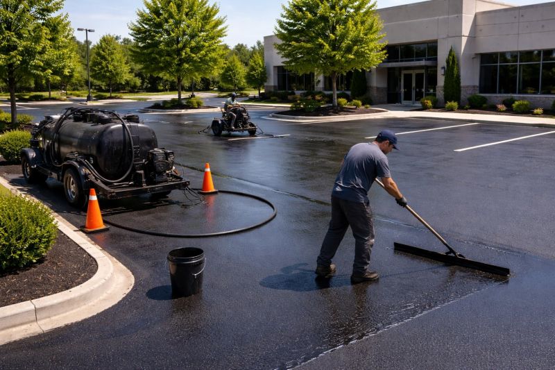 Lot Sealcoating in Grand Rapids, MI