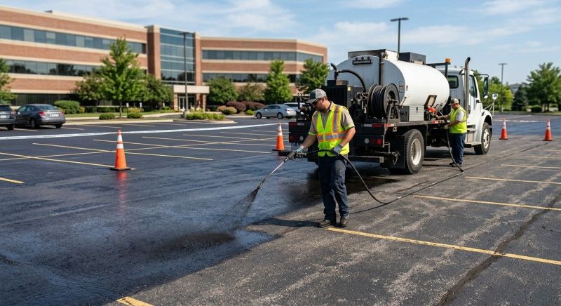 Lot Sealcoating in Columbus, OH