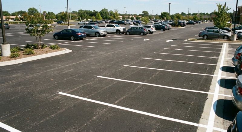 Parking Area Striping in Suwanee, GA