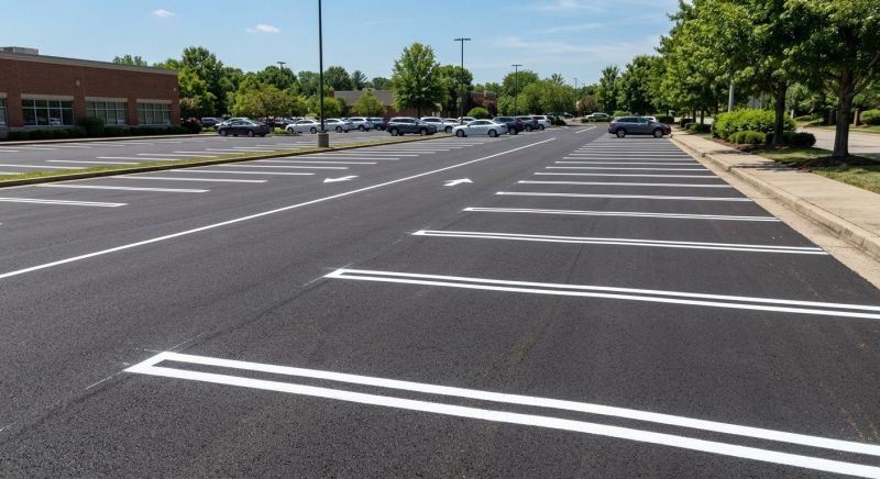 Parking Area Striping in Lawrenceville, GA