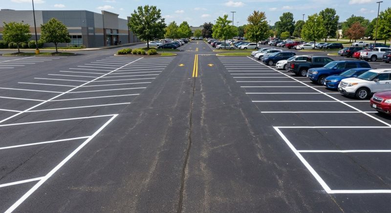 Parking Lot Painting in Suwanee, GA