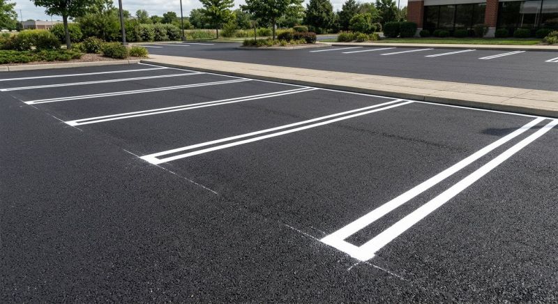 Parking Lot Painting in Roswell, GA