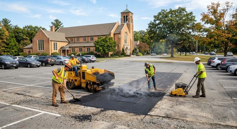 Parking Lot Repair in Conway, AR