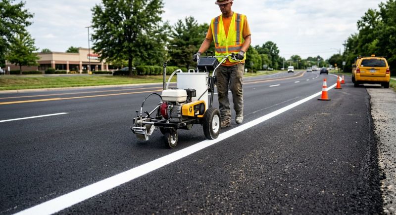 Pavement Striping Service in Alpharetta, GA