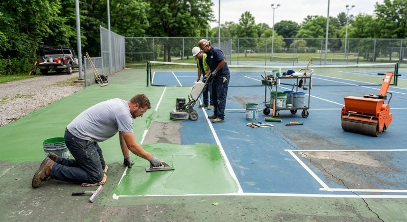 Sports Court Resurfacing in Tampa, FL