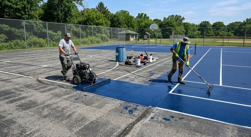 Sports Court Resurfacing in San Antonio, TX