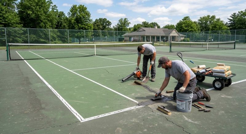 Tennis Court Repair Service in Sarasota, FL